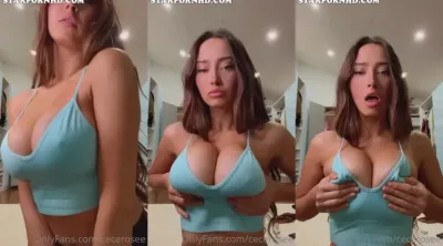 Cece Rosee Bouncing BIG BOOBS Orgasm [PORNSCENES]