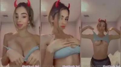 Carolina Samani huge nude boobs  [video]