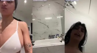 Mia Khalifa After Shower Lingerie Tease Onlyfans [video]