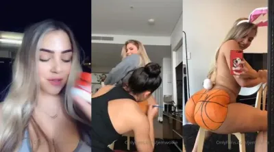 Jem Wolfie Nude Ass Painting Basketball Video