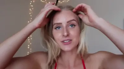 Caroline Zalog Sexy Tanning Routine Video