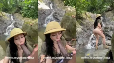 Auhneesh Nicole Outdoor Sex Tape Video Leaked [video]