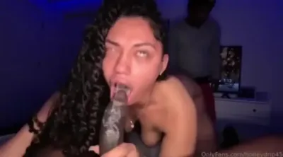 Honeydrip threesome leaked video  [video]