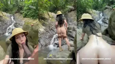 Auhneesh Nicole Outdoor Sex Tape Video Leaked [video]