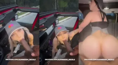 Auhneesh Nicole Dunkin Donut Sex Tape  [video]