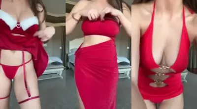 Christina Khalil Date Night See Through Try [video]