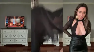 Christina Khalil New Year Eve Outfits Try [video]