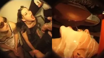 German piss and milk enema party