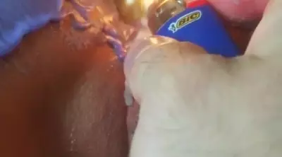 Gorgeous babe gets an anal birthday