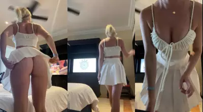 STPeach Ass Skirt High Heels Fansly Video Leaked