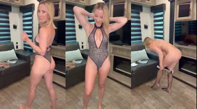 Vicky Stark Nude Animal Print Lingerie Onlyfans Video Leaked